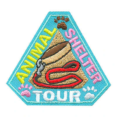 12 Pieces - Animal Shelter Tour Patch - Free Shipping