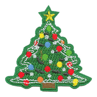 12 Pieces-Christmas Tree Patch-Free shipping