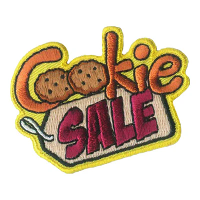 12 Pieces-Cookie Sale Patch-Free shipping