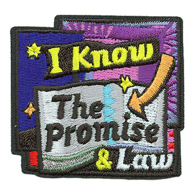 12 Pieces-I Know The Promise & Law Patch-Free shipping