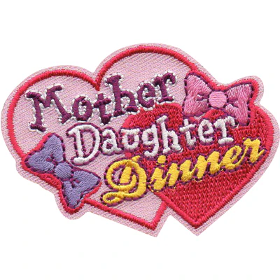 12 Pieces-Mother Daughter Dinner Patch-Free shipping