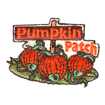 12 Pieces -Pumpkin Patch Patch - Free Shipping