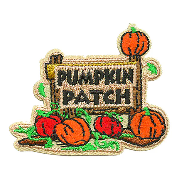12 Pieces -Pumpkin Patch Patch - Free Shipping