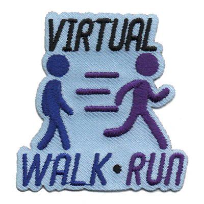 12 Pieces-Virtual Walk Run Patch-Free shipping
