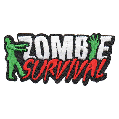 12 Pieces -Zombie Survival Patch - Free Shipping