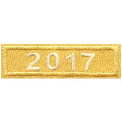2017 Gold Year Bar Patch
