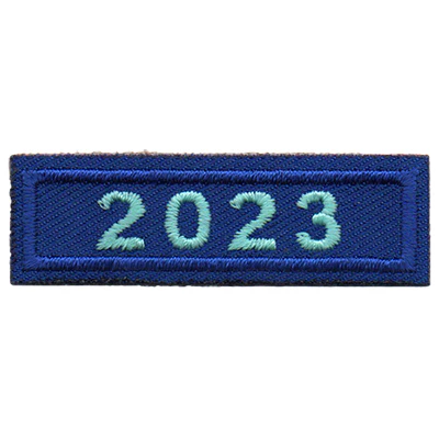 2023 Blue Year Bar Patch