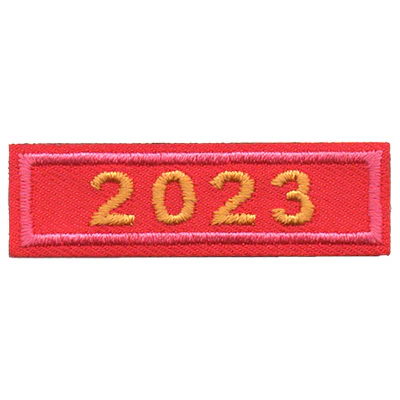 2023 Pink Year Bar Patch