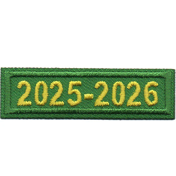 2025-2026 Green Year Bar Patch Iron On
