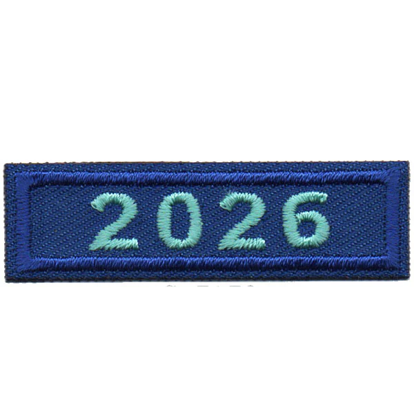 2026 Blue Year Bar Patch