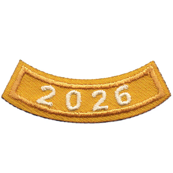 2026 Gold Year Rocker Patch