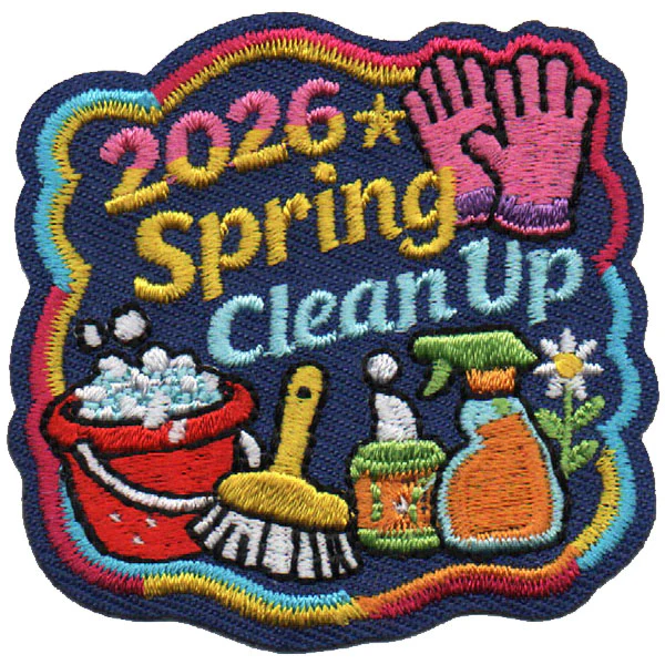2026 Spring Clean Up Patch Iron On