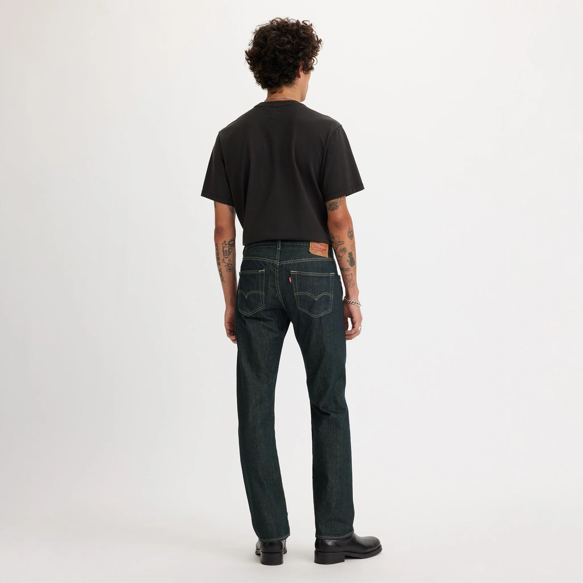 501® Original Fit Men's Jeans - Clean Rigid - (00501-0536) - Image 3