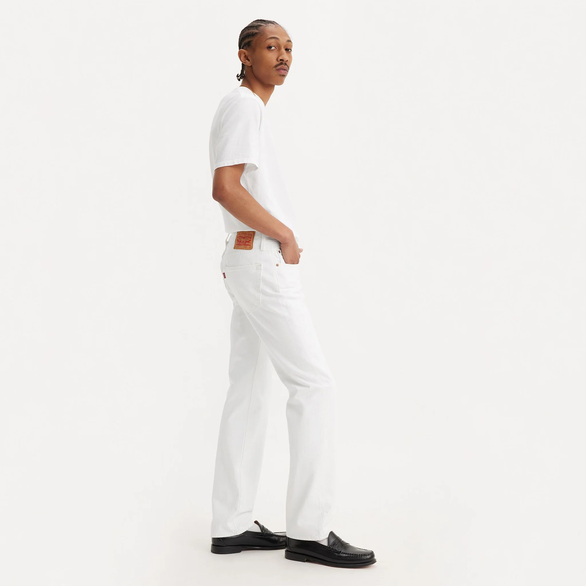 501® Original Fit Men's Jeans - Optic Daisy - (00501-0651) - Image 3