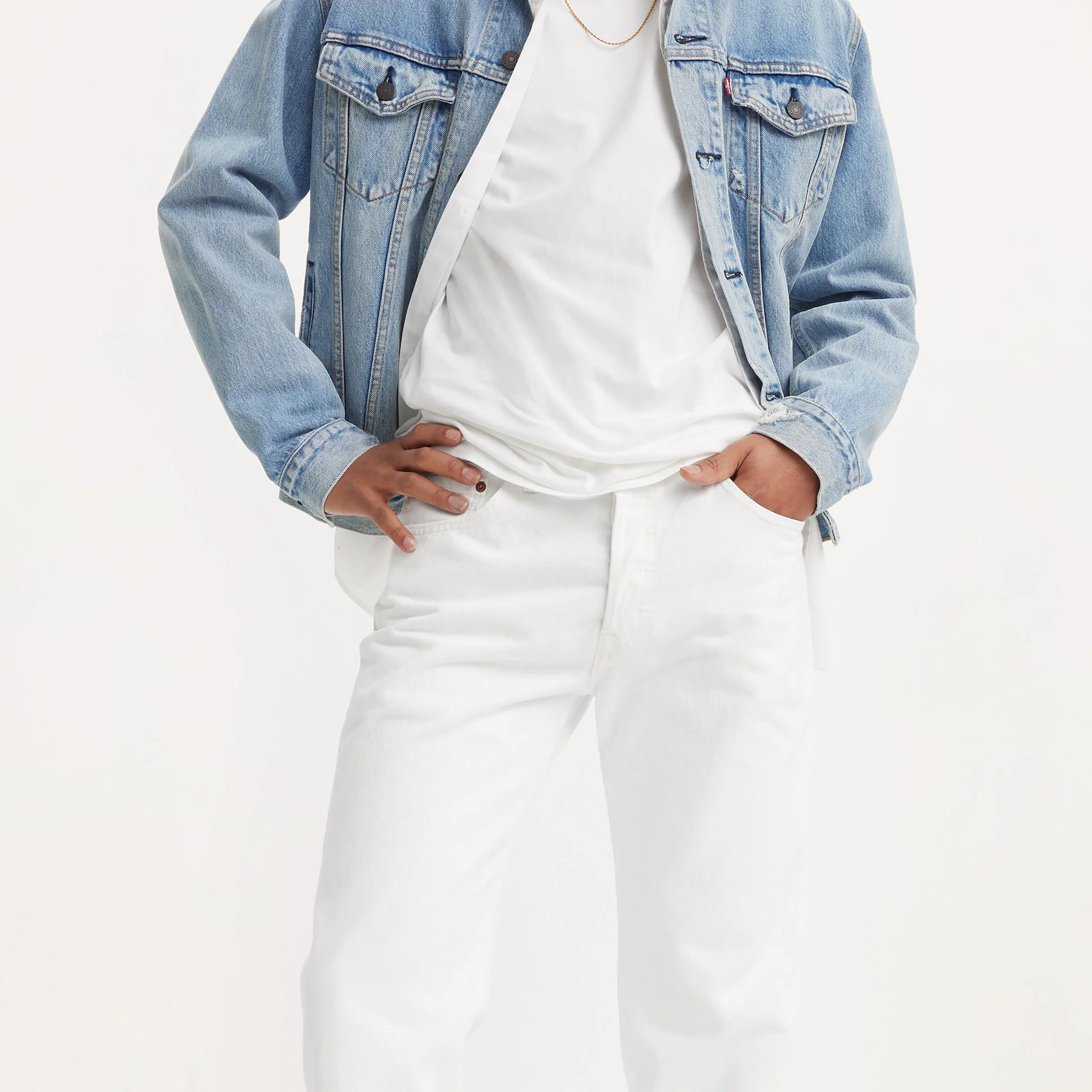 501® Original Fit Men's Jeans - Optic Daisy - (00501-0651) - Image 5