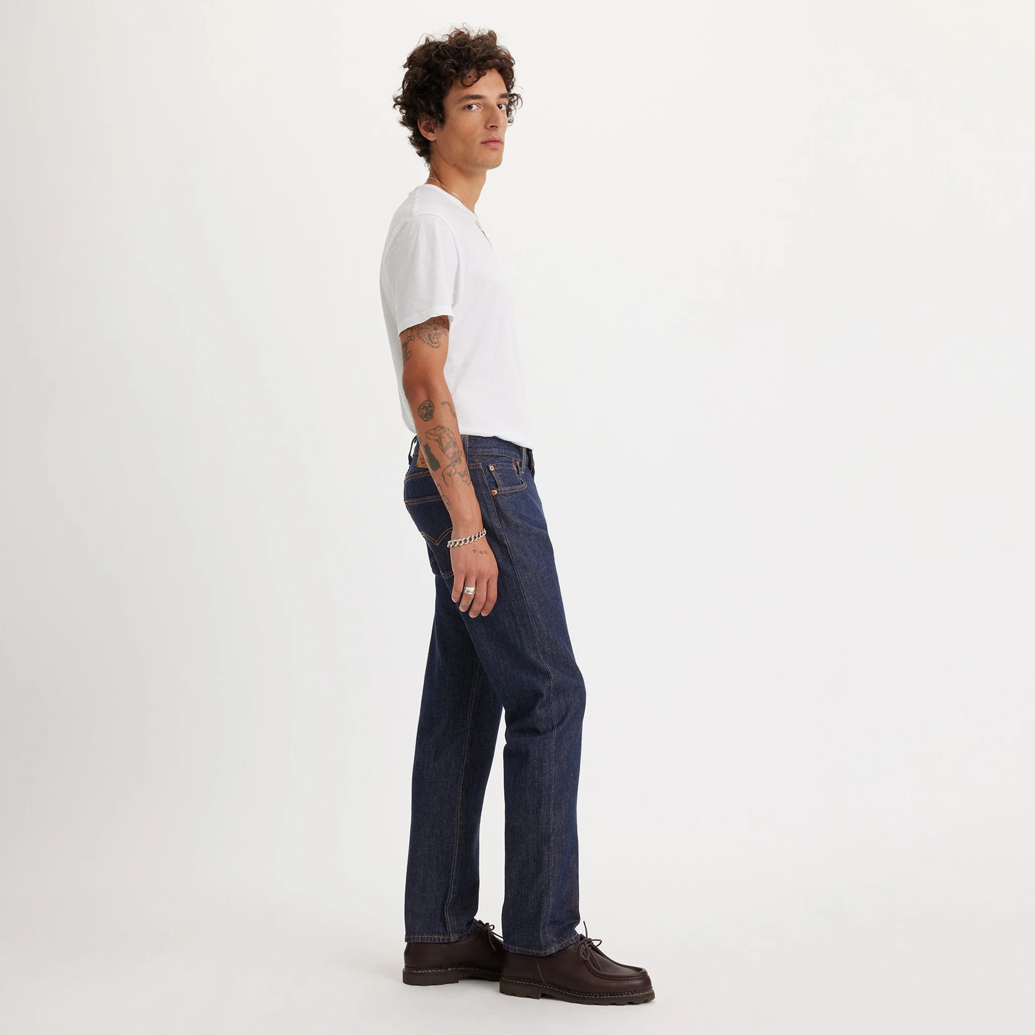 501® Original Fit Men's Jeans - Rinse (00501-0115) - Image 4