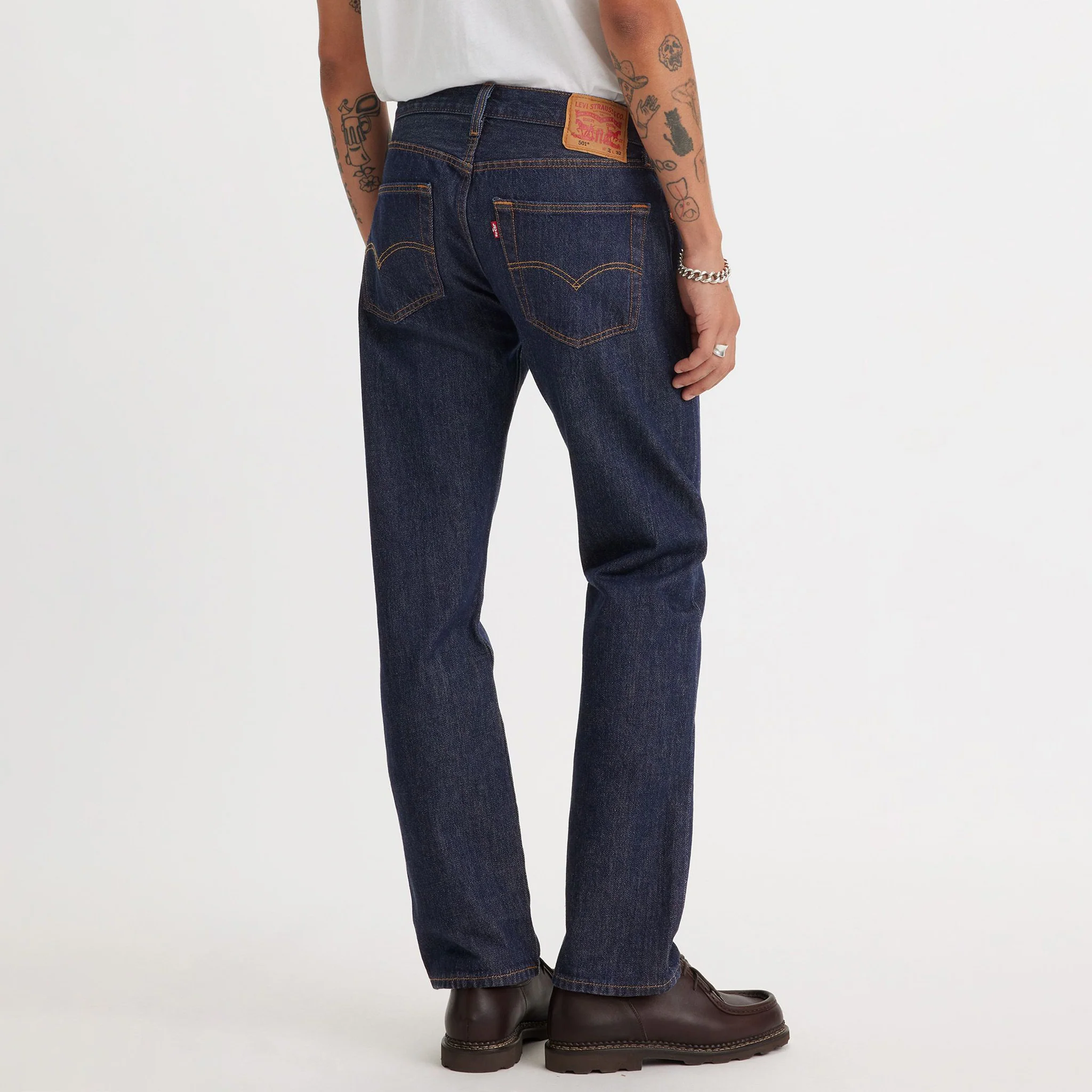 501® Original Fit Men's Jeans - Rinse (00501-0115) - Image 6
