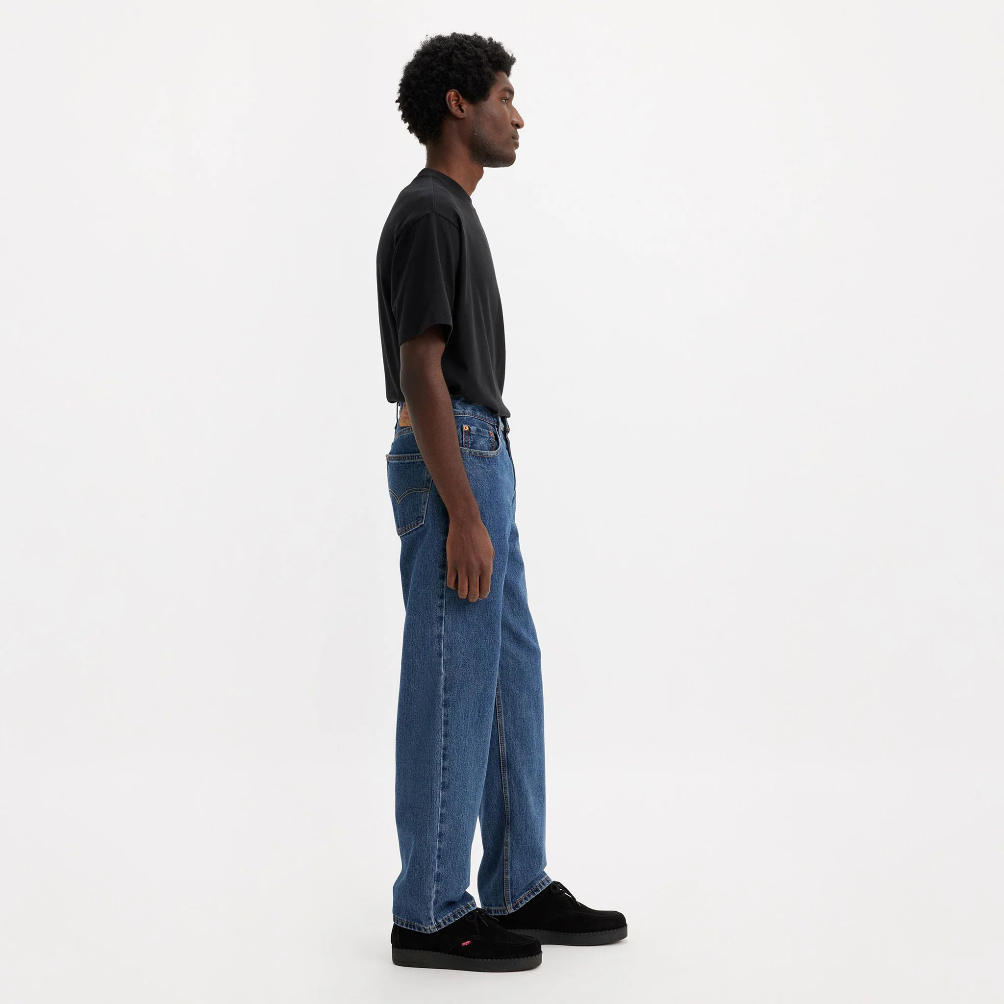 505™ Regular Fit Men's Jeans - Dark Stonewash - 00505-4886 - Image 2