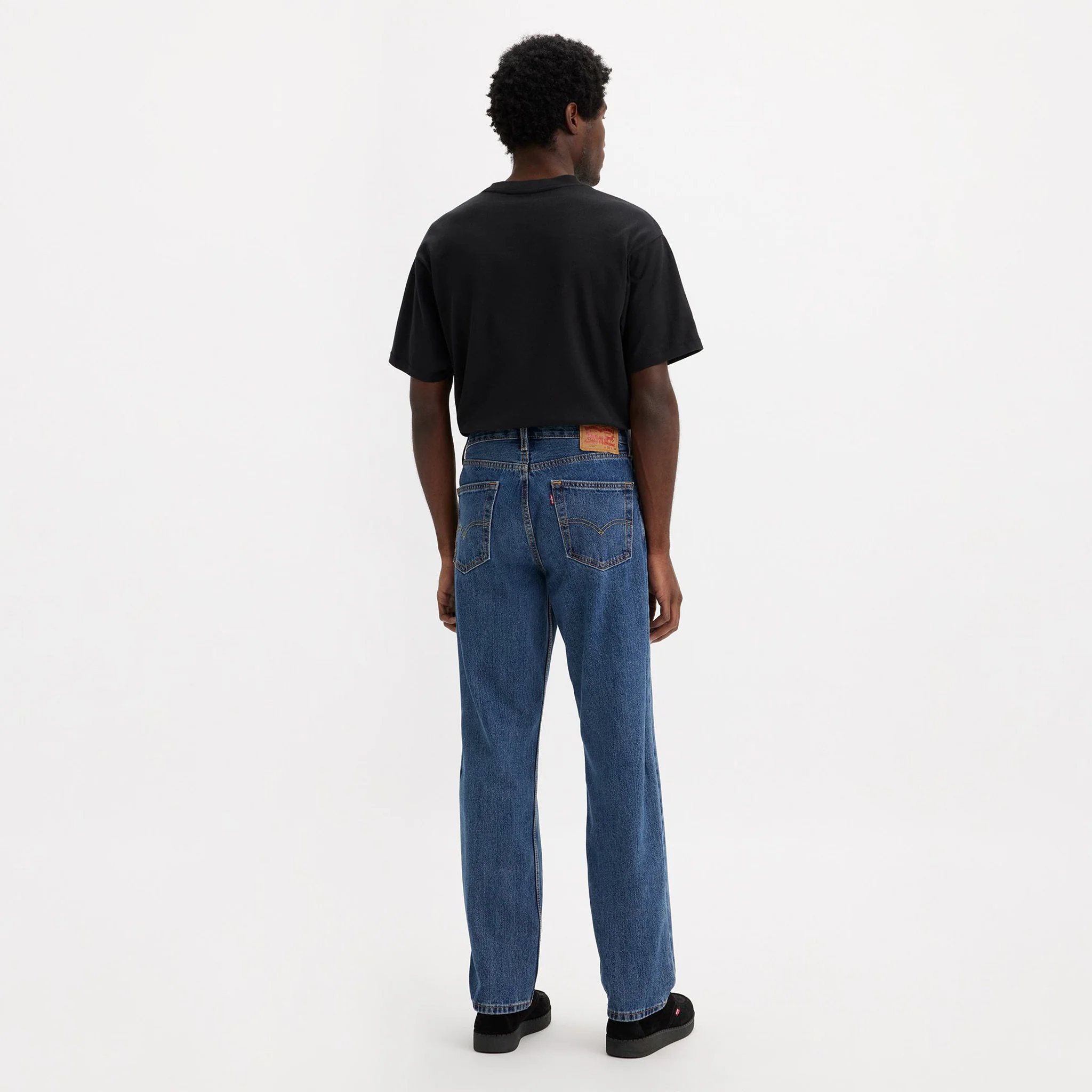 505™ Regular Fit Men's Jeans - Dark Stonewash - 00505-4886 - Image 3
