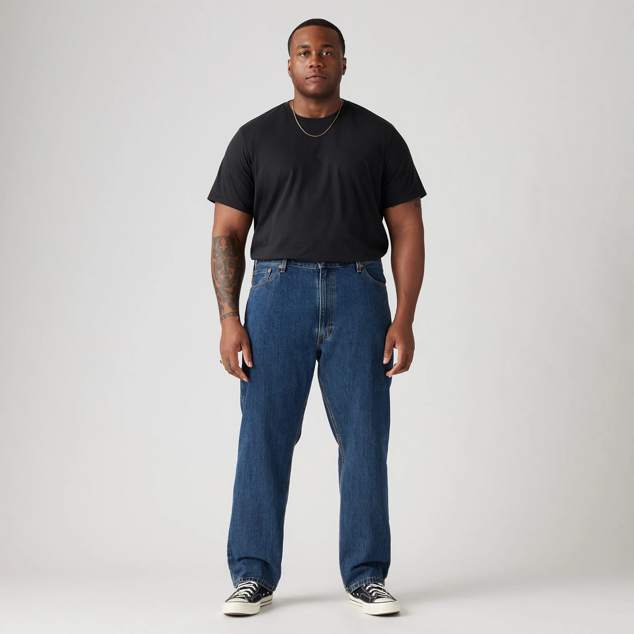 505™ Regular Fit Men's Jeans - Dark Stonewash - (Big and Tall) -04505-4886