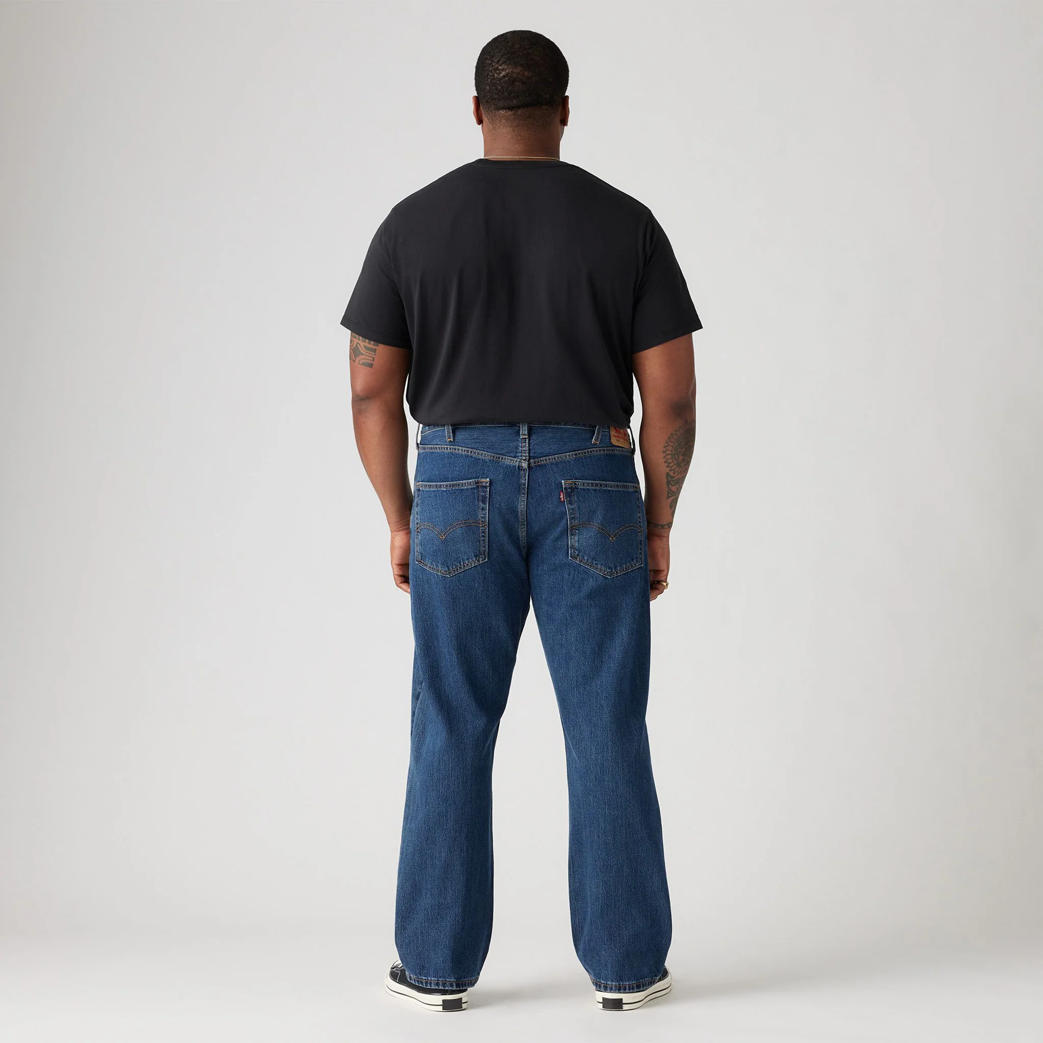 505™ Regular Fit Men's Jeans - Dark Stonewash - (Big and Tall) -04505-4886 - Image 3