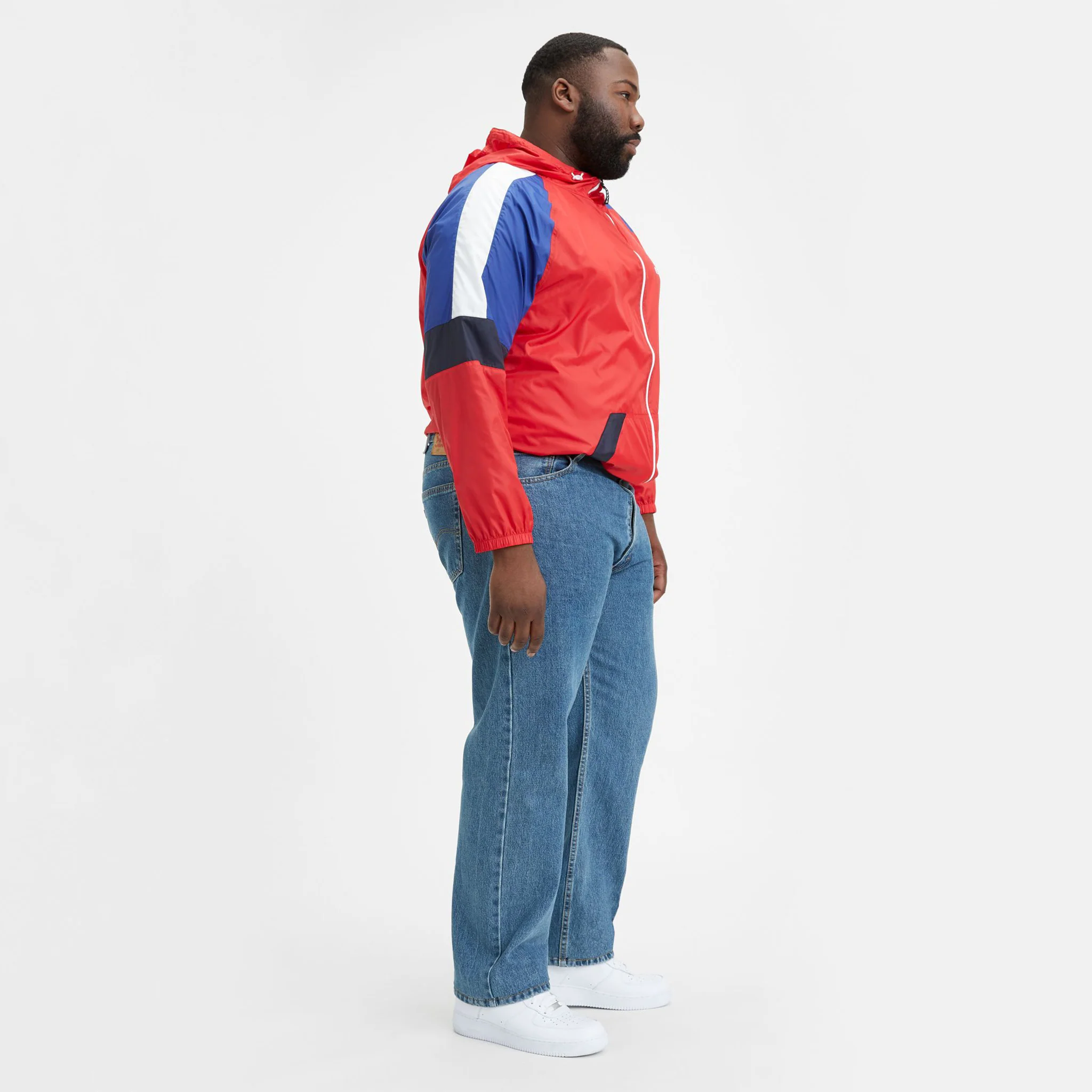 505™ Regular Fit Men's Jeans - Medium Stonewash - (Big and Tall) - 04505-4891 - Image 2