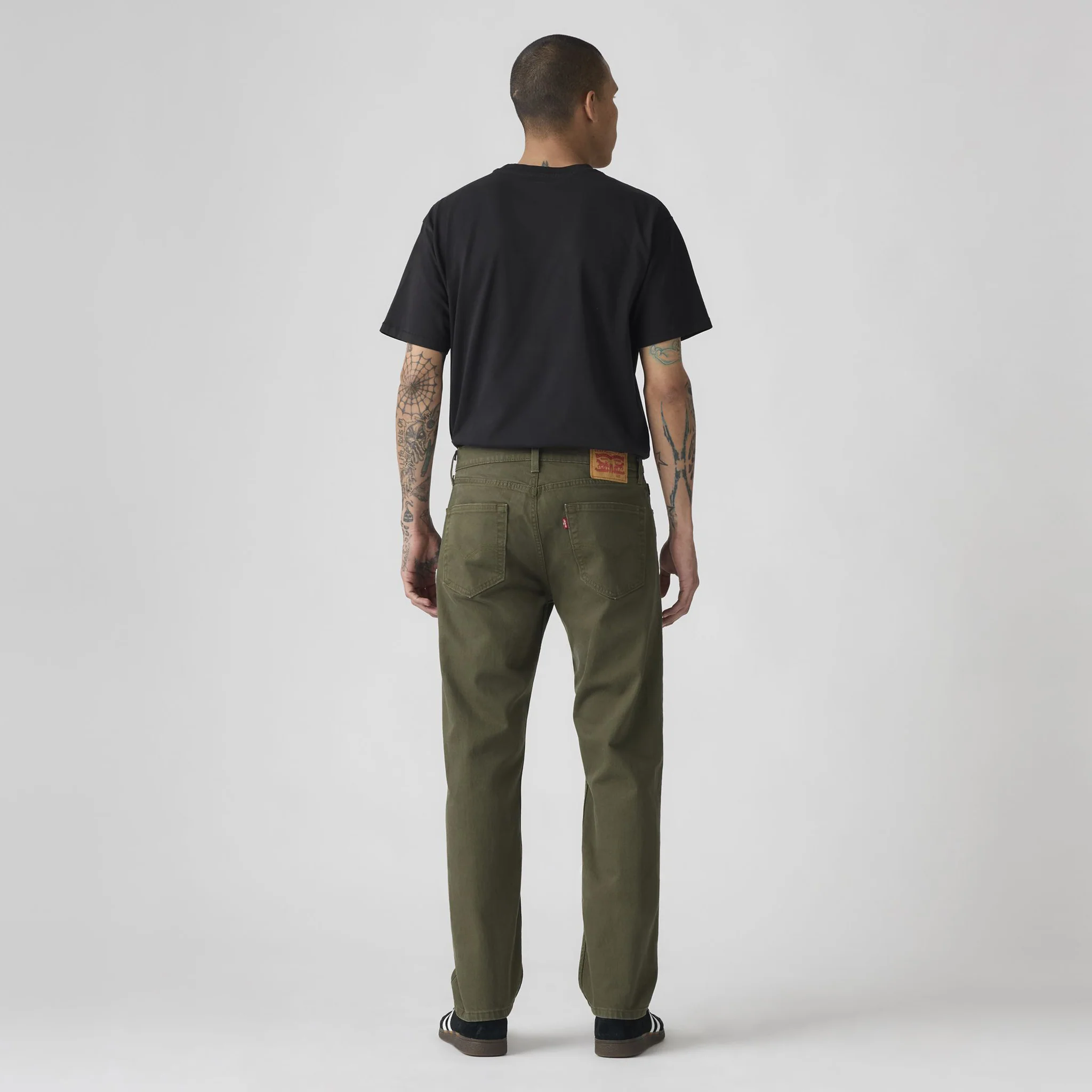 505™ Regular Fit Men's Jeans - Olive Night - 00505-3161 - Image 3