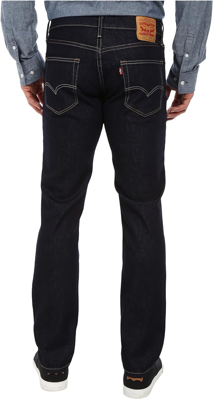 511™ Slim Fit Levi's Men's Jeans - Dark Hollow - 04511-1042 - Image 6