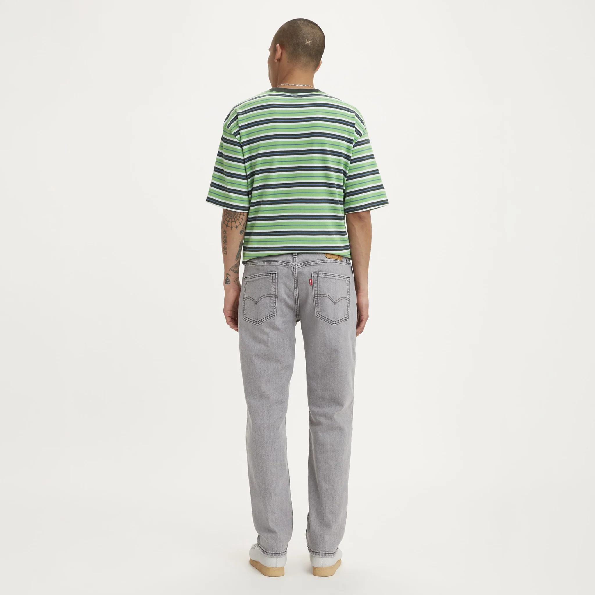 514™ Straight Fit Men's Jeans - Clouded Grey Mist -00514-1660 - Image 3