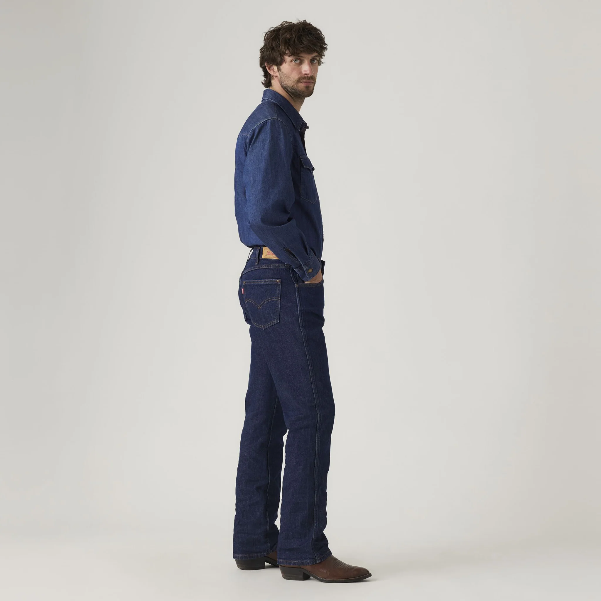 537™ Western Bootcut Men's Jeans - Rocky Rinse - Image 2