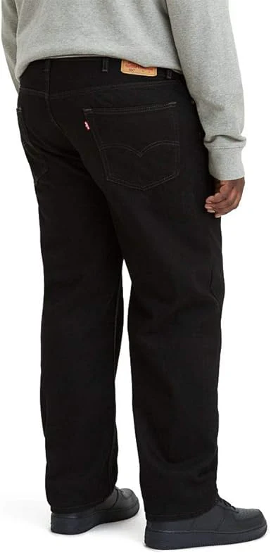 550™ Relaxed Fit Men's Jeans - Black - (Big and Tall) - 01550-0260 - Image 4
