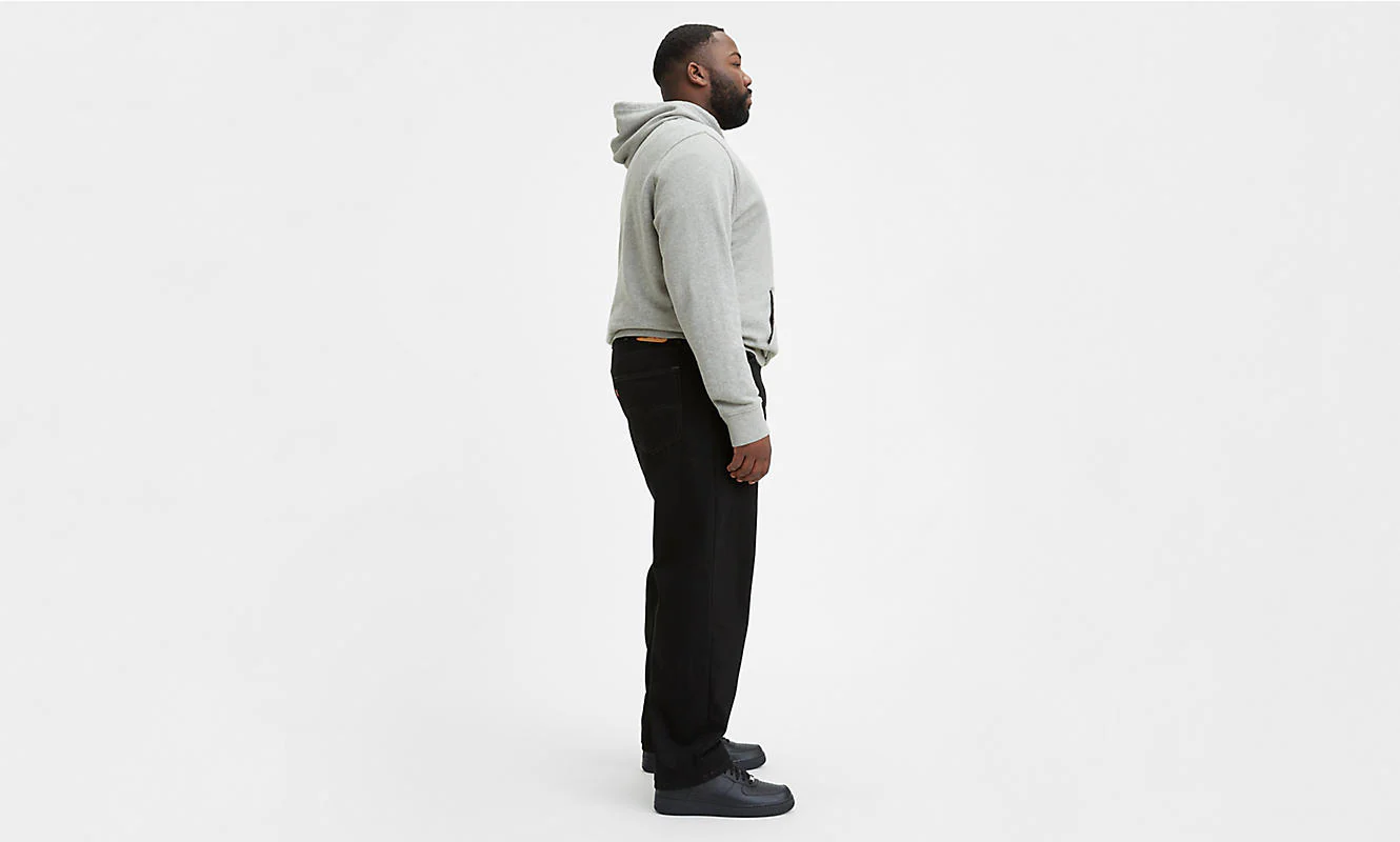 550™ Relaxed Fit Men's Jeans - Black - (Big and Tall) - 01550-0260 - Image 5