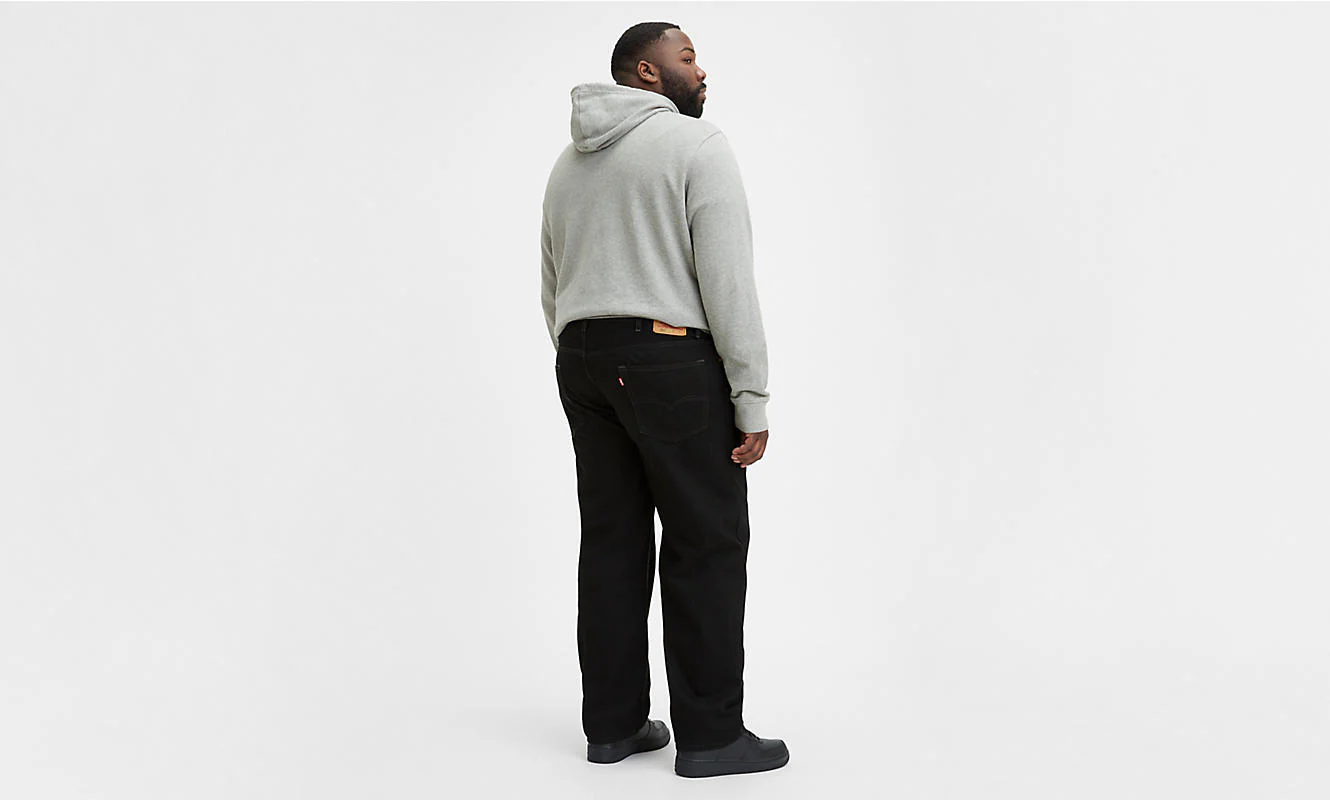 550™ Relaxed Fit Men's Jeans - Black - (Big and Tall) - 01550-0260 - Image 6
