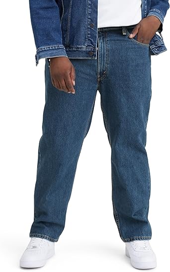 550™ Relaxed Fit Men's Jeans - Dark Stonewash - (Big and Tall) - 01550-4886 - Image 2