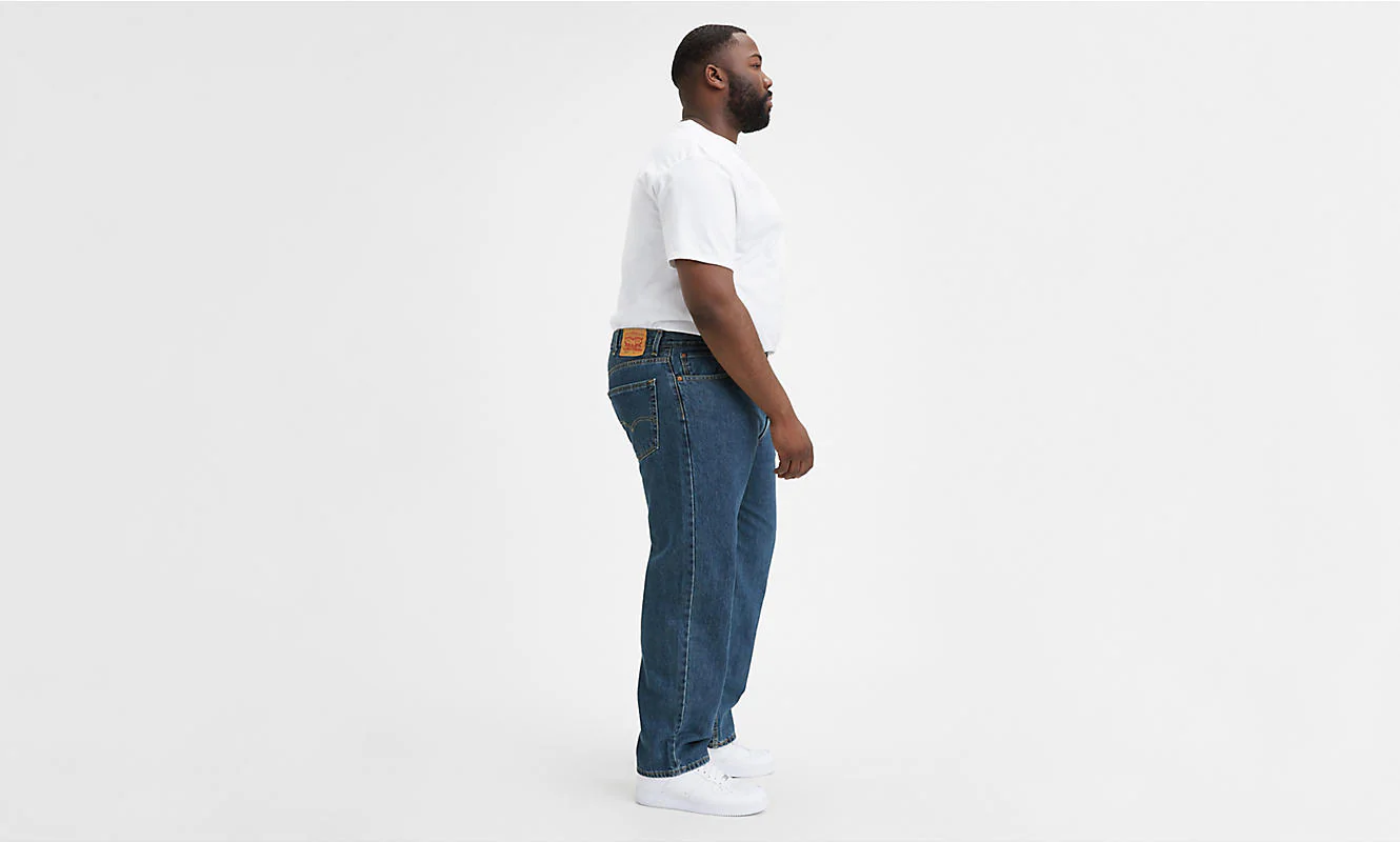 550™ Relaxed Fit Men's Jeans - Dark Stonewash - (Big and Tall) - 01550-4886 - Image 5