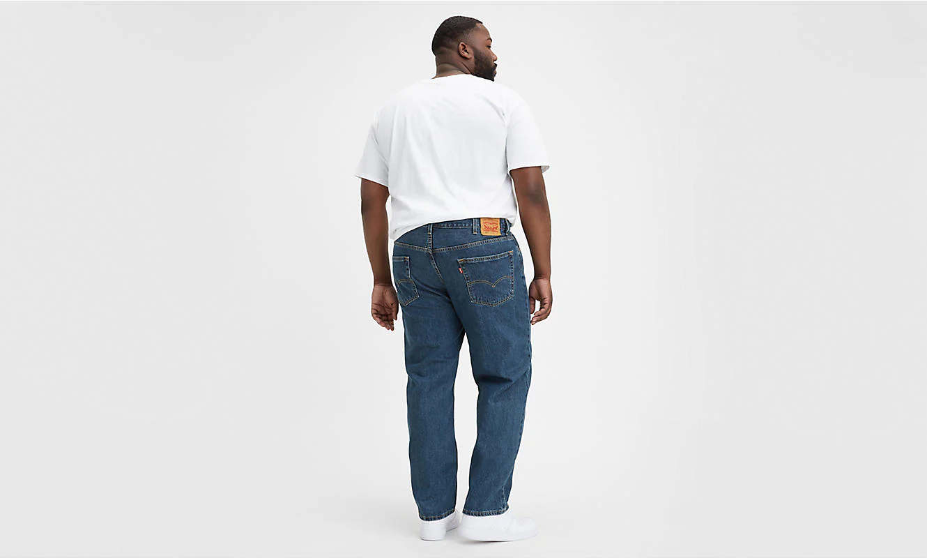 550™ Relaxed Fit Men's Jeans - Dark Stonewash - (Big and Tall) - 01550-4886 - Image 6