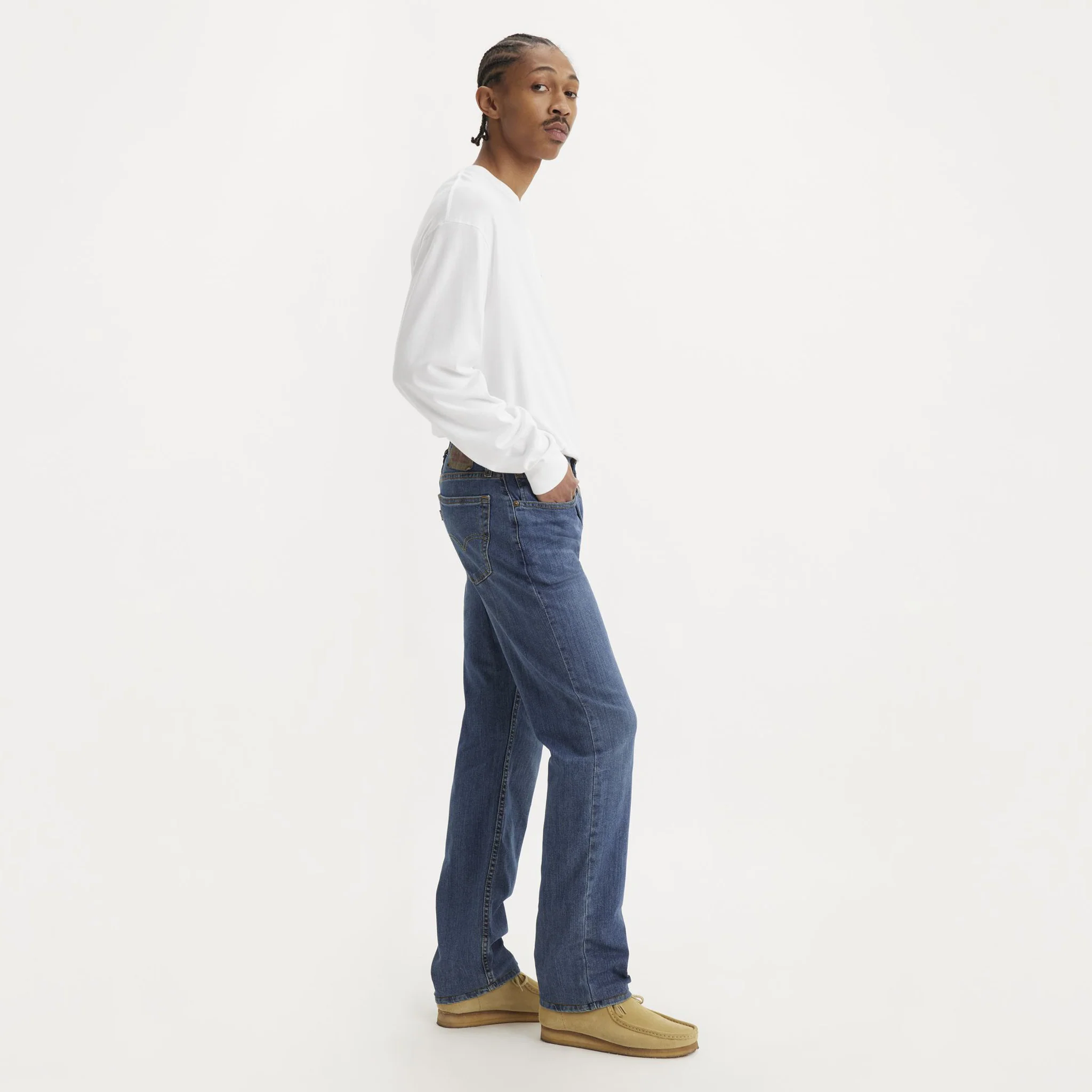 559™ Relaxed Straight Fit Men's Jeans - Steely Blue -00559- 0421 - Image 2