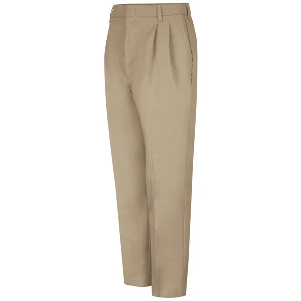 Acura Accelerated Men's Pleated Twill Slacks-Khaki - PT38KH