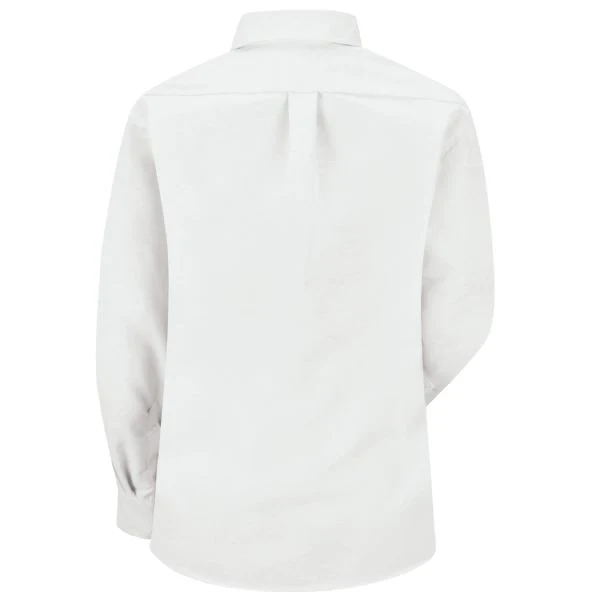 Acura Women's Long Sleeve Executive Oxford Dress Shirt - White - 1115WH - Image 2