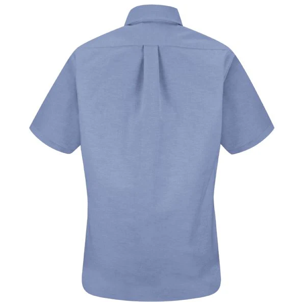 Acura Women's Short Sleeve Executive Oxford Dress Shirt - Light Blue - 1116LB - Image 2