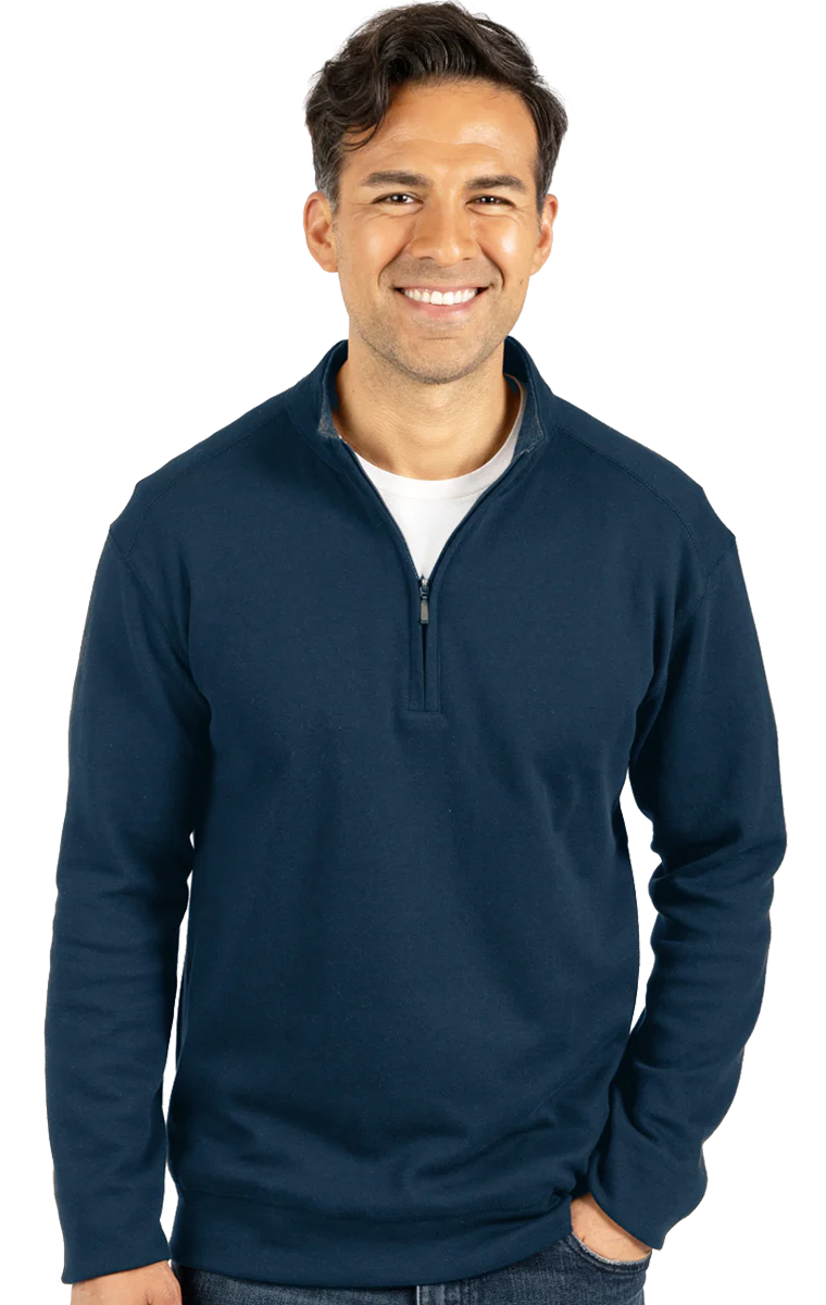 Blue Generation Adult Westport 1/4 Zip Pullover - Image 3