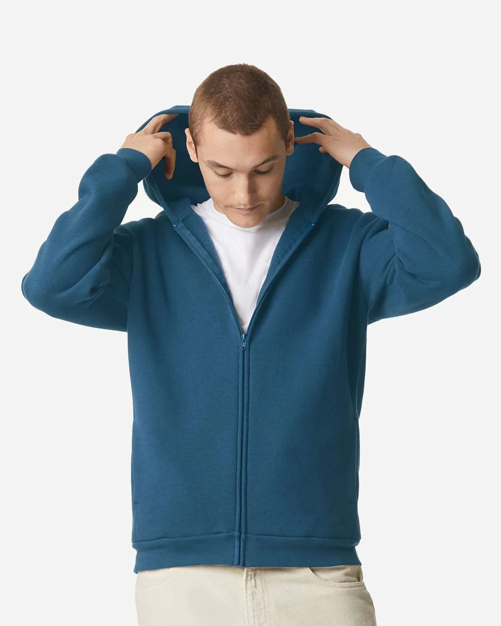American Apparel ReFlex Fleece Full-Zip Hoodie - Image 7