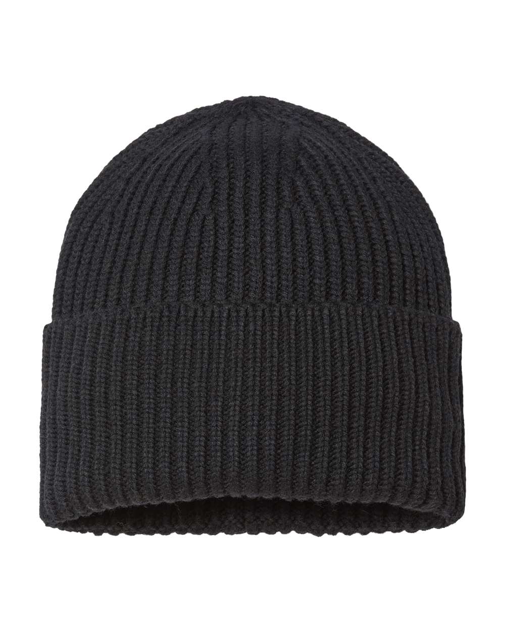 Atlantis Headwear - Sustainable Chunky Rib Cuffed Beanie - OAK