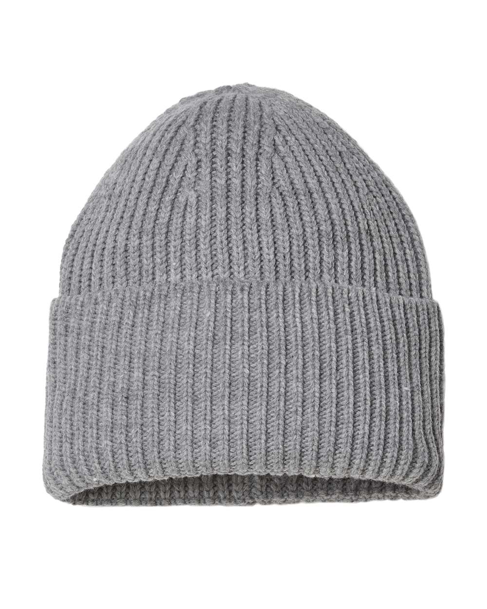 Atlantis Headwear - Sustainable Chunky Rib Cuffed Beanie - OAK - Image 13