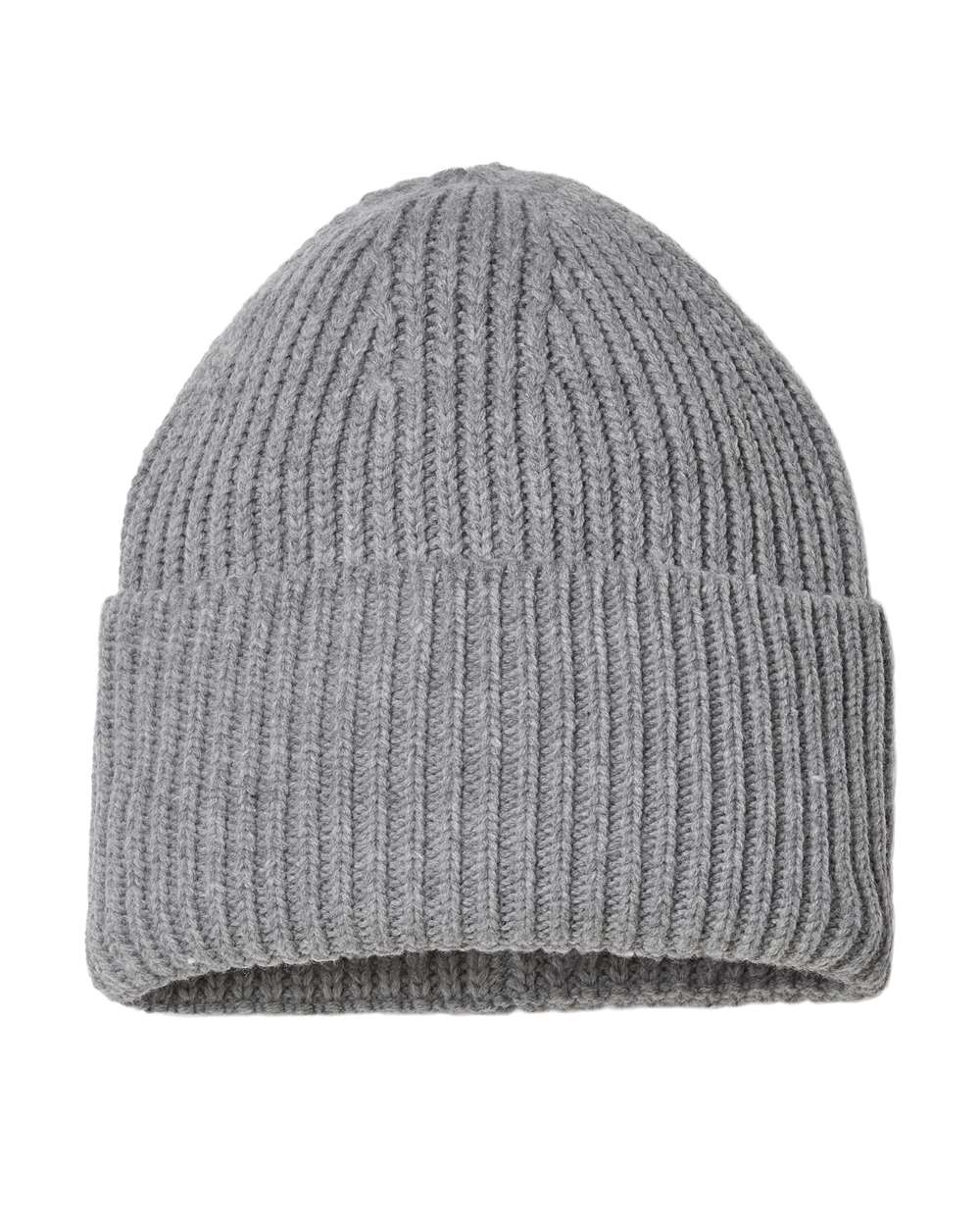 Atlantis Headwear - Sustainable Chunky Rib Cuffed Beanie - OAK - Image 14