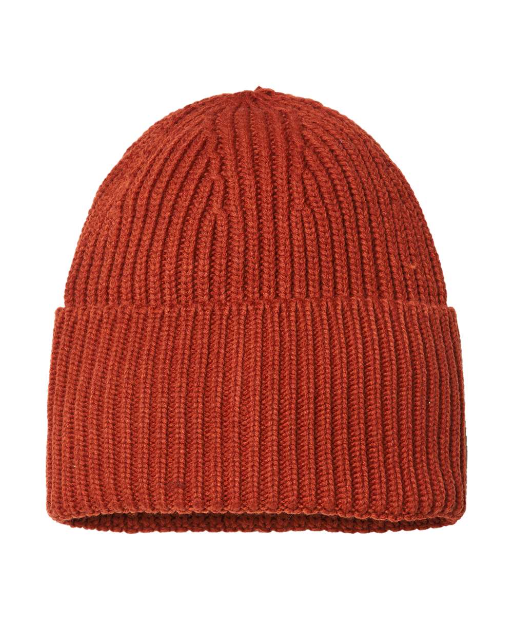 Atlantis Headwear - Sustainable Chunky Rib Cuffed Beanie - OAK - Image 21