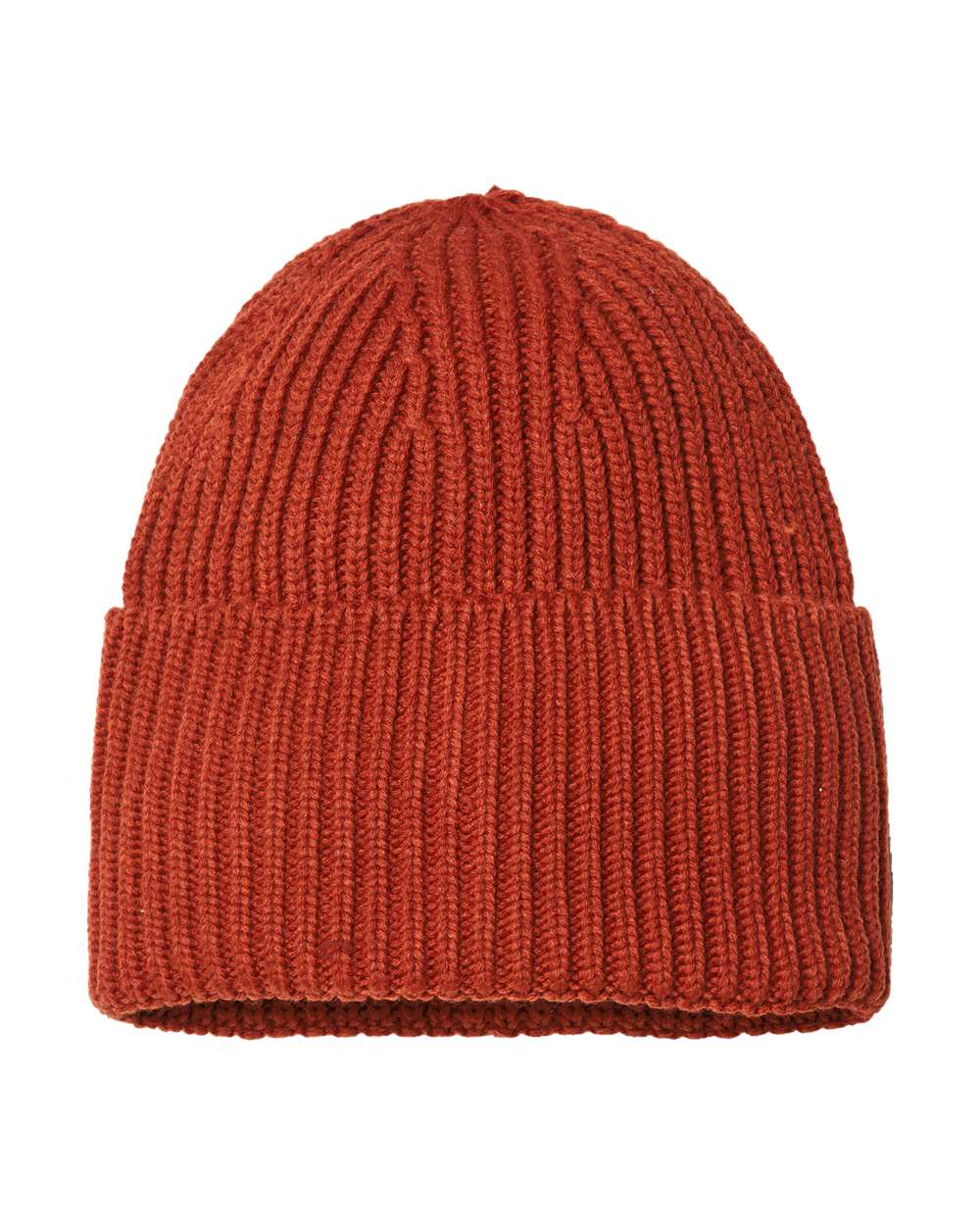 Atlantis Headwear - Sustainable Chunky Rib Cuffed Beanie - OAK - Image 22