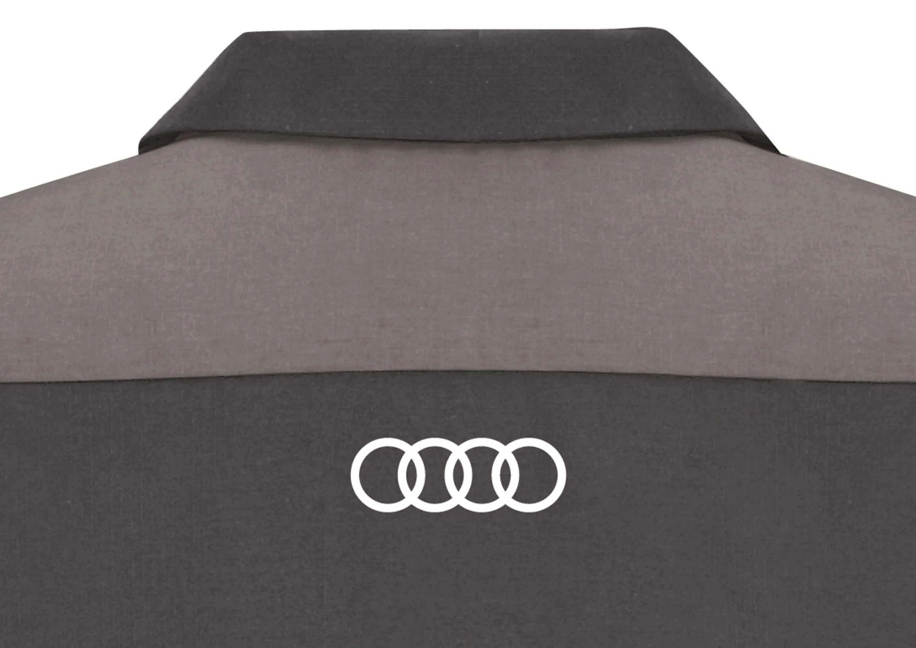 Audi® Short Sleeve Alternative Technician Shirt-Charcoal / Light Grey - SY24AU - Image 2