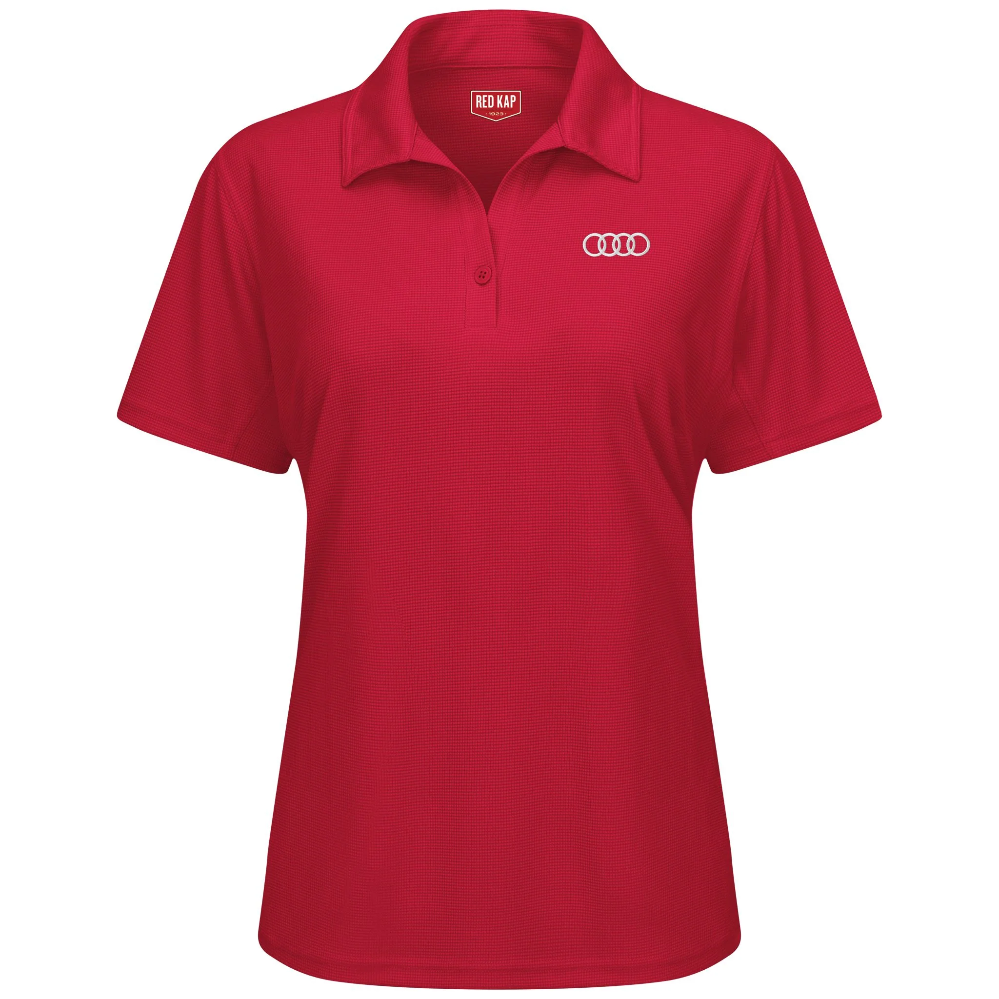 Audi® Women's Short Sleeve Performance Knit® Flex Series Pro Polo-Red - 5117RD