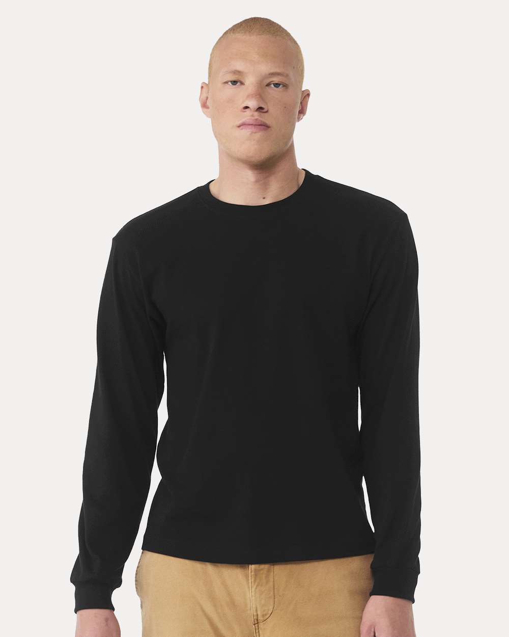 BELLA + CANVAS Adult Unisex 6 oz. Heavyweight Long Sleeve Tee - 3511 - Image 2